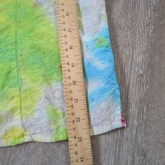 Festival Retro Womens Large Cotton 3/4 Sleeve Shirt Van Heusen - Picture 6 of 7